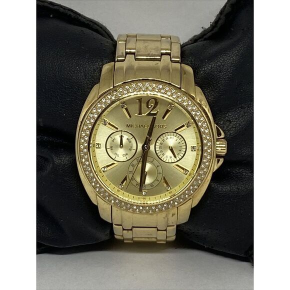 Michael Kors MK5691 Women's Gold Stainless Steel Analog Dial Quartz Watch MP67 - Picture 3 of 12